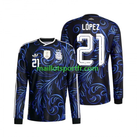 Maillot de Foot Argentine Jose Manuel Lopez 21 Exterieur World Cup 2026 ML